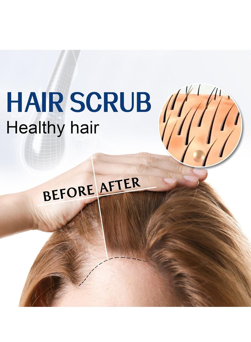 إيلهو شامبو مقشر لتقشير فروة الرأس لنمو الشعر ، شامبو منقي لبناء القشرة وعلاج فروة الرأس الجافة والحكة الجافة ، التحكم في الزيت والهدئة المنعشة ، خالي من الكبريتات ، 3.52 أوقية - Image 3