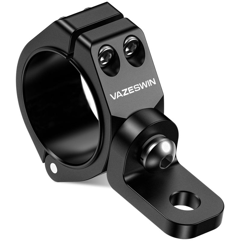 VAZESWIN Aluminium Alloy UTV Whip Light Mount Solid HeavyDuty CNC Machined UTV Flag Mount 360 Rotating Adjustable Light Bar Mounting Bracket for 15 175 185 2 21 Roll Cage 1 PC