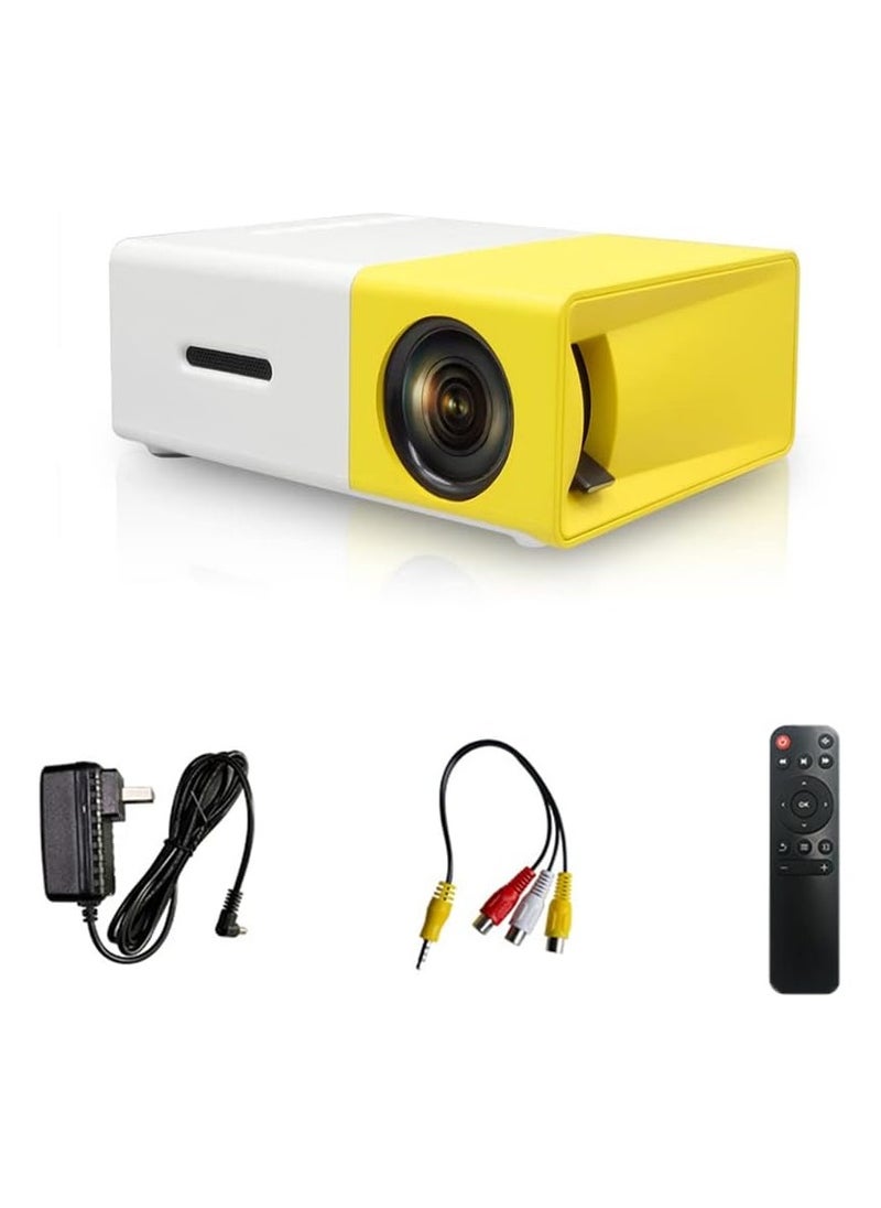Generic - Arabest Mini Projector, Portable LED Projector, Smart Home Projector, 1080P Outdoor Projector, Movie Projector Compatible with HDMI, USB, TF Card, AV, Controller - Image 1