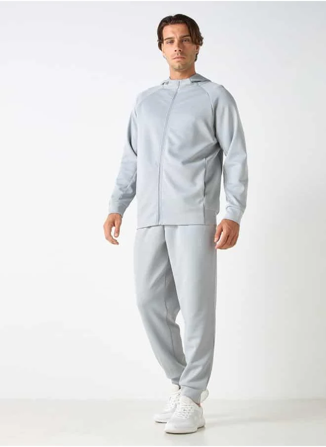 ADOT by Splash Zip Through Hoodie with Long Sleeves and Pockets