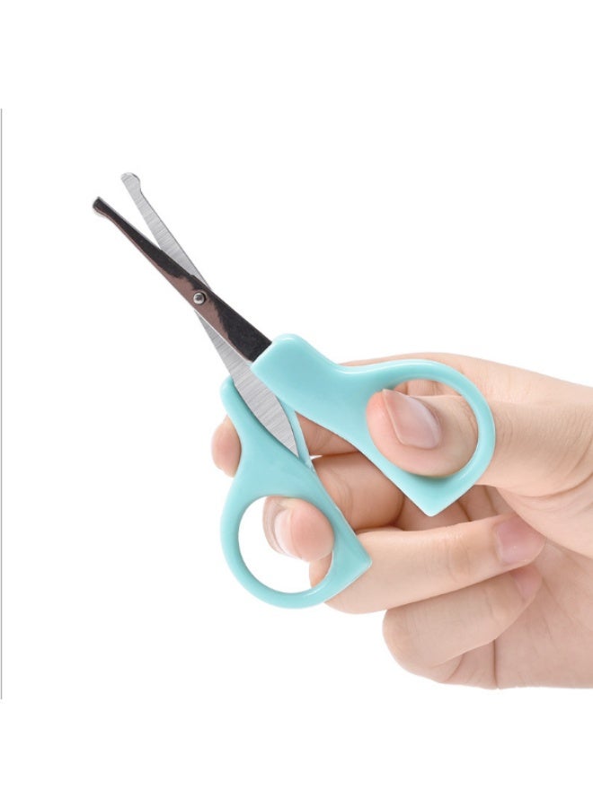 LOOFI Baby Nail Care Kit - 4 in 1 Set with Case - Baby Scissors - Baby File - Nail Clipper - Tweezers - Baby, Newborn and Infant Supplies - Green - Image 5