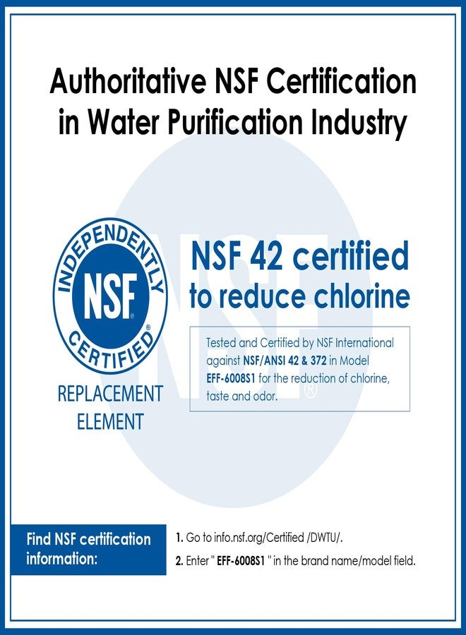 ووتر دروب فلتر مياه بديل من Waterdrop طراز WD-F08، متوافق مع الأرقام 4396841، وEverydrop® Filter 3، وEDR3RXD1، و4396710، وKenmore® 46-9083، و46-9030، وفلتر مياه للثلاجة والمطبخ، 3 فلاتر - Image 4