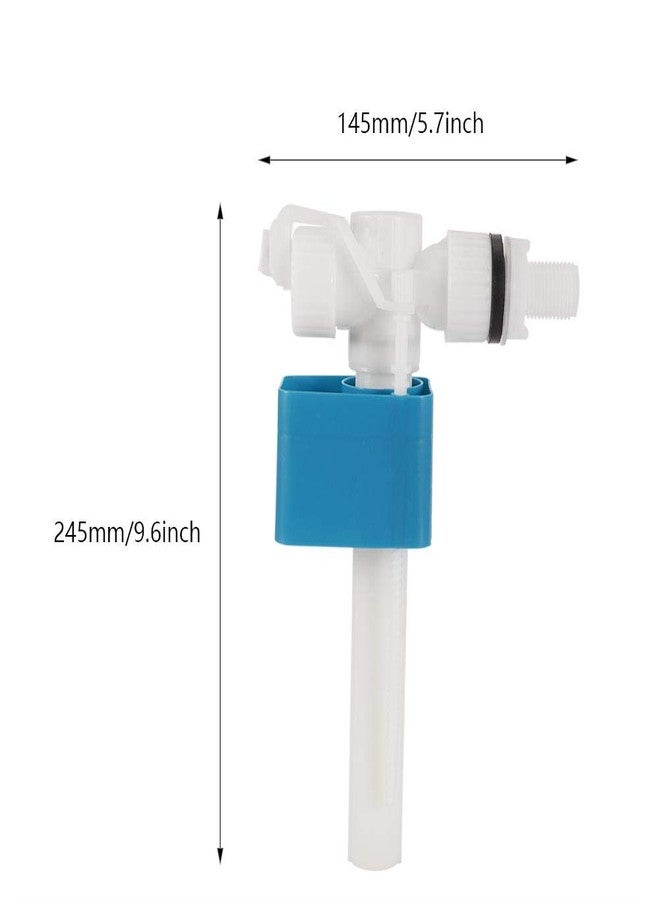 OUKENS Side Entry Inlet Valve, 1/2 Inch Side Entry Inlet Valve Toilet Tank Accessories Brass Shank Horizontal Inlet Valve For Side Entry Toilet(Plastic pipe) - Image 4