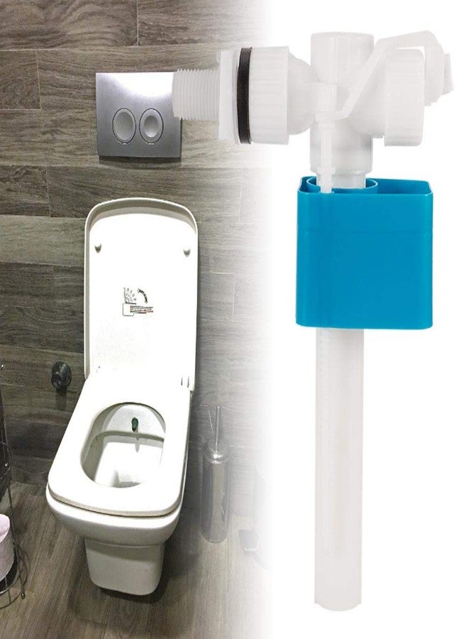OUKENS Side Entry Inlet Valve, 1/2 Inch Side Entry Inlet Valve Toilet Tank Accessories Brass Shank Horizontal Inlet Valve For Side Entry Toilet(Plastic pipe) - Image 3