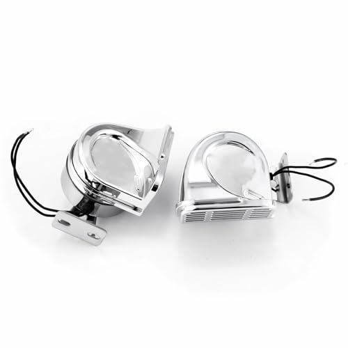 Baieasy Dual Trumpet Marine Boat Horn 12V, Stainless Steel Waterproof Horn 125dB Super Loud, Heavy Duty for Yacht, Sailboat, Truck Replacement - Image 2