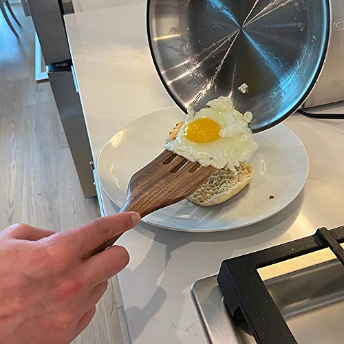 TEZZ Spurtle Set, Natural Acacia Wooden Kitchen Utensils Set of 4, Wooden Spoons Utensils for Cooking, stirring, Mixing, Serving, spurtles kitchen tools as seen on tv for NonSick Cookware - Image 3