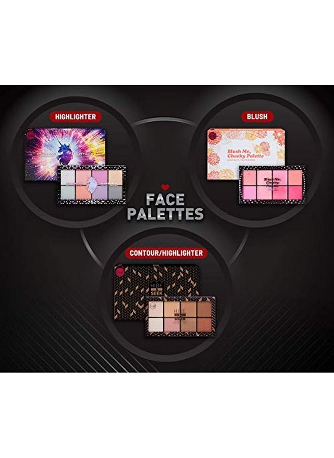 J.Cat Beauty - 8 Square Palette Hide & Seek Contour & Highlight Palette - Image 1