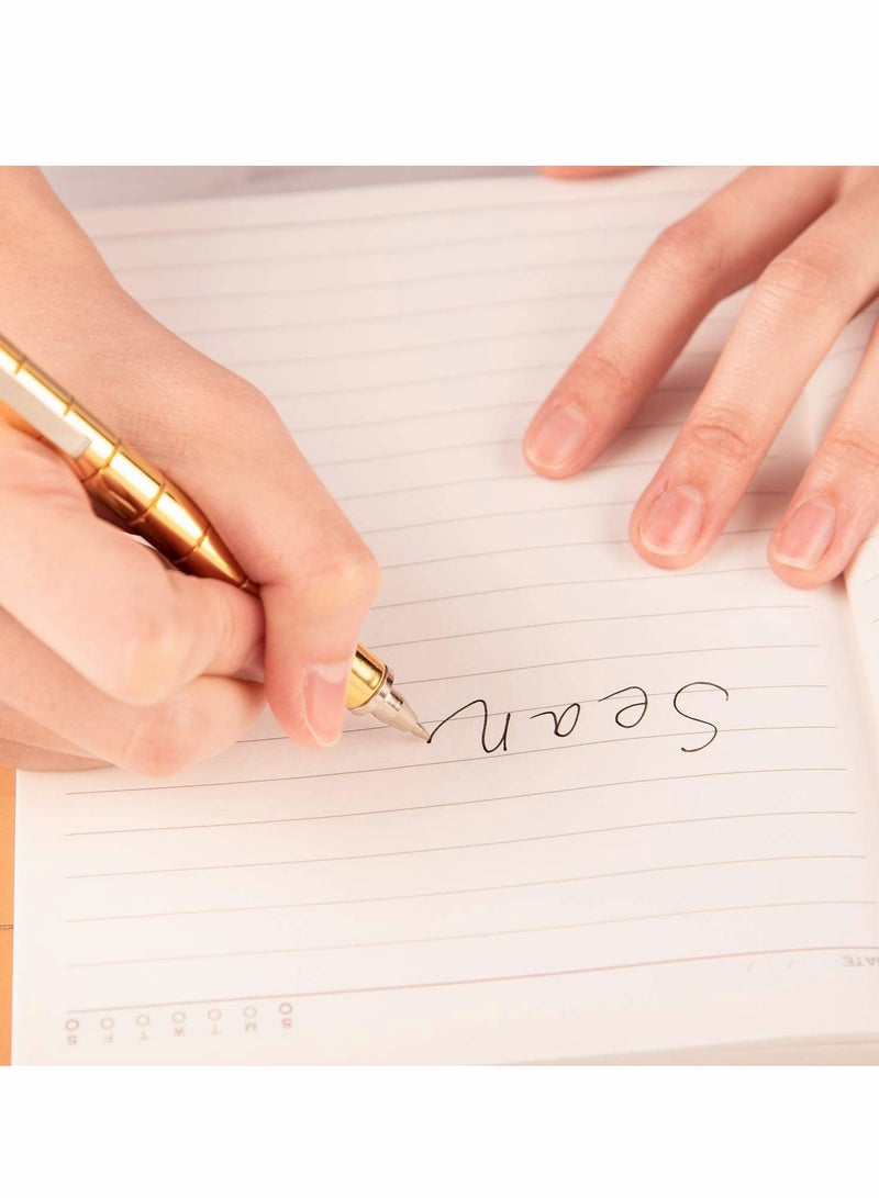 كابتن تيك Magnetic Fidget Pen, Decompression Metal Writing Tool, Multifunctional Ballpoint Pen, Stress Relief Gadget, Perfect Gift for Kids and Friends in Gold - Image 2