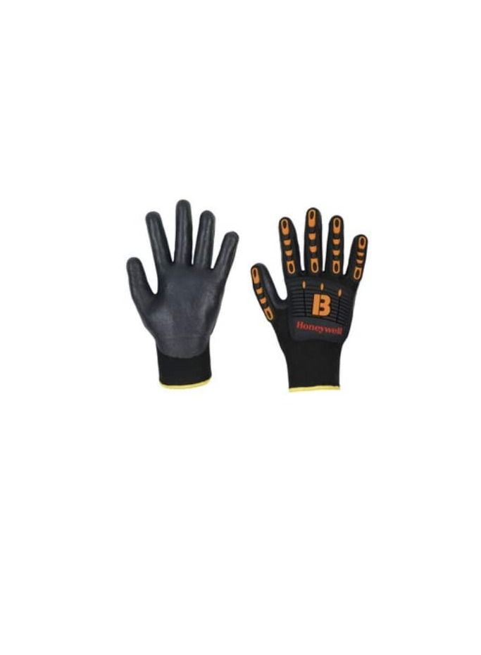 Honeywell Honeywell Skeleton Anti Impact Knitted Glove Industrial Safety Glove ORANGE  - Image 1