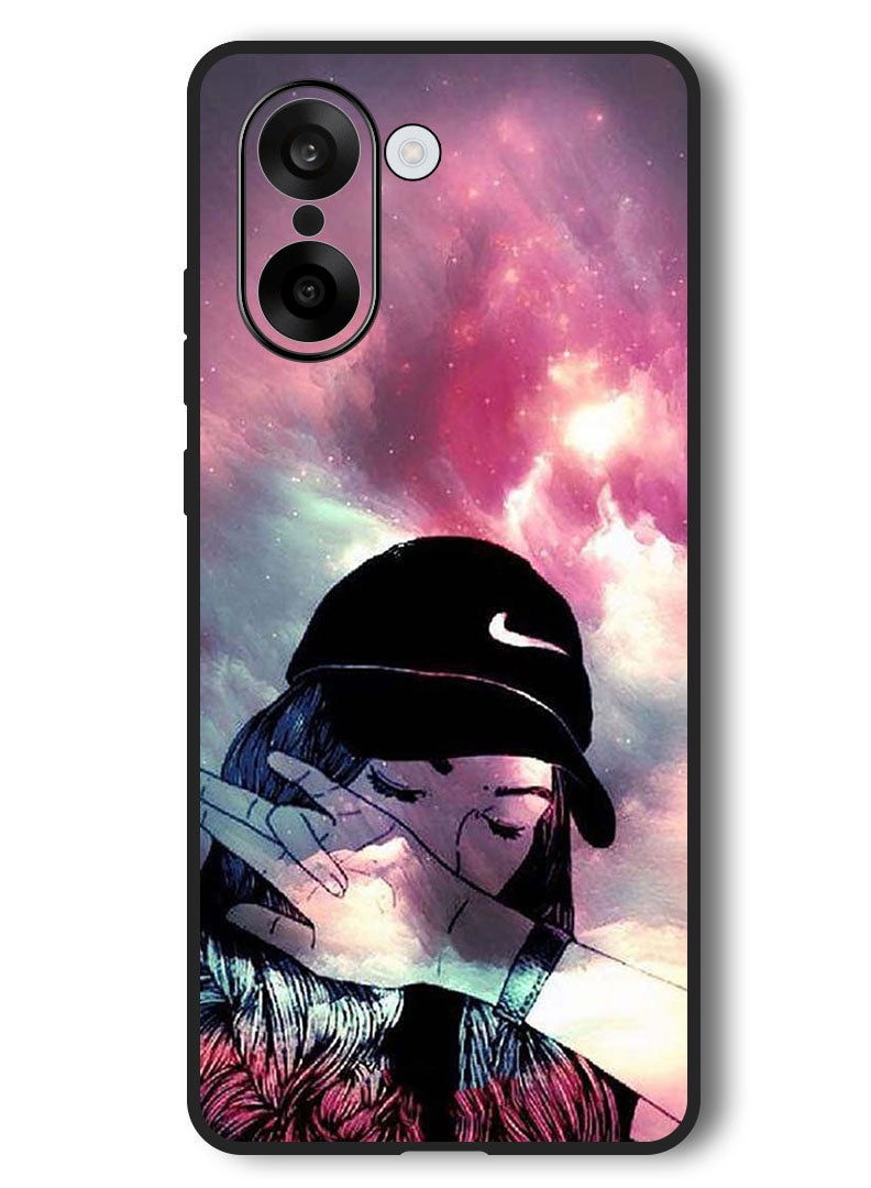 Theodor Case Compatible with OnePlus Nord CE 5 6.77 Inch Protection Shockproof Bumper Cover Girl Sob - Image 1