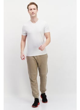 Men Regular Fit Plain Stretchable Sweatpants, Taupe - pzsku/ZF48024ED0AEC063E6003Z/45/_/1736085994/cce7647c-e977-4b7d-8723-9548a435f58d