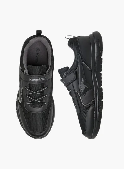 kangaROOS Women's Panelled Sports Shoes with Hook and Loop Closure