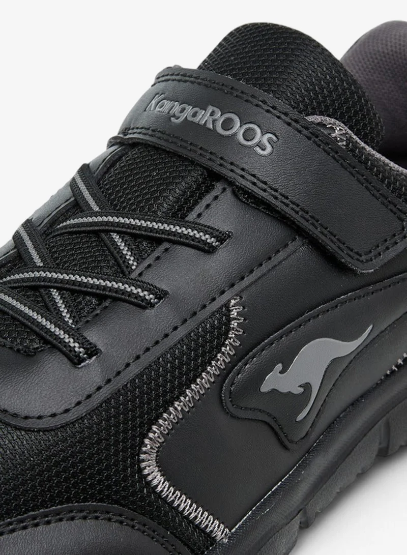 kangaROOS BLACK Women'S Panelled Sports Shoes With Hook And Loop Closure for Women | Best Price UAE