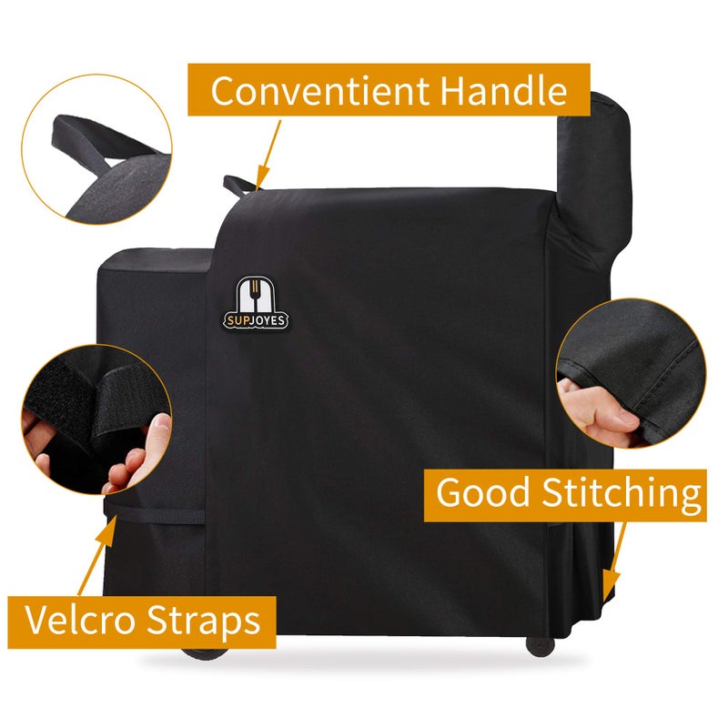 SUPJOYES Grill Cover for Traeger 34 & 780 Series, Heavy Duty Waterproof Wood Pellet BBQ Accessories for Traeger Pro 34 Smoker Grill - Image 4