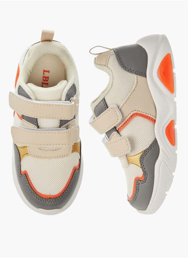LBL by Shoexpress Boys Panelled Sneakers With Hook And Loop Closure  - Image 2