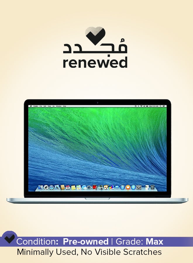 Apple Renewed -MacBook Pro 2014 With 13-Inch FHD Display,Core i7/16GB RAM/256GB SSD/Intel Iris Pro Graphics English Silver - Image 1