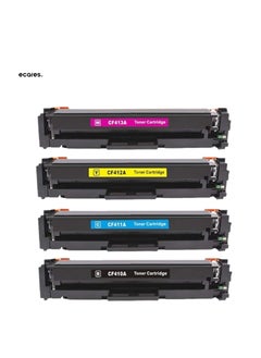 ECARES ECARES® 410A Toner Cartridge 410A CF410A CF411A CF412A CF413A Compatible for MFP M452dn M452dw M452nw M477fdw M477fnw M477fdn M377dw Printer(4 Pack)  - Image 1