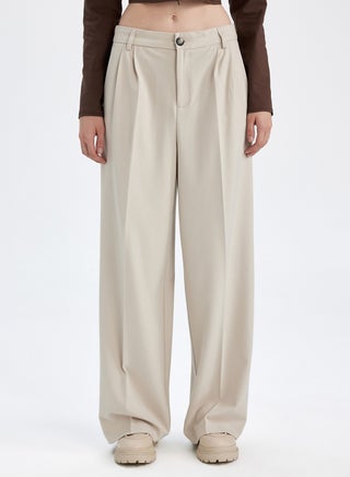 Wide Leg High Waist Welt Pocket Plain Classic Pants - pzsku/ZF4807AE025EA042DF7C7Z/45/_/1729508029/eab4c069-3754-4dbb-b516-78b0dcefbcd0