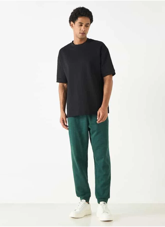كابا Kappa Logo Detail Joggers with Pockets and Drawstring Closure