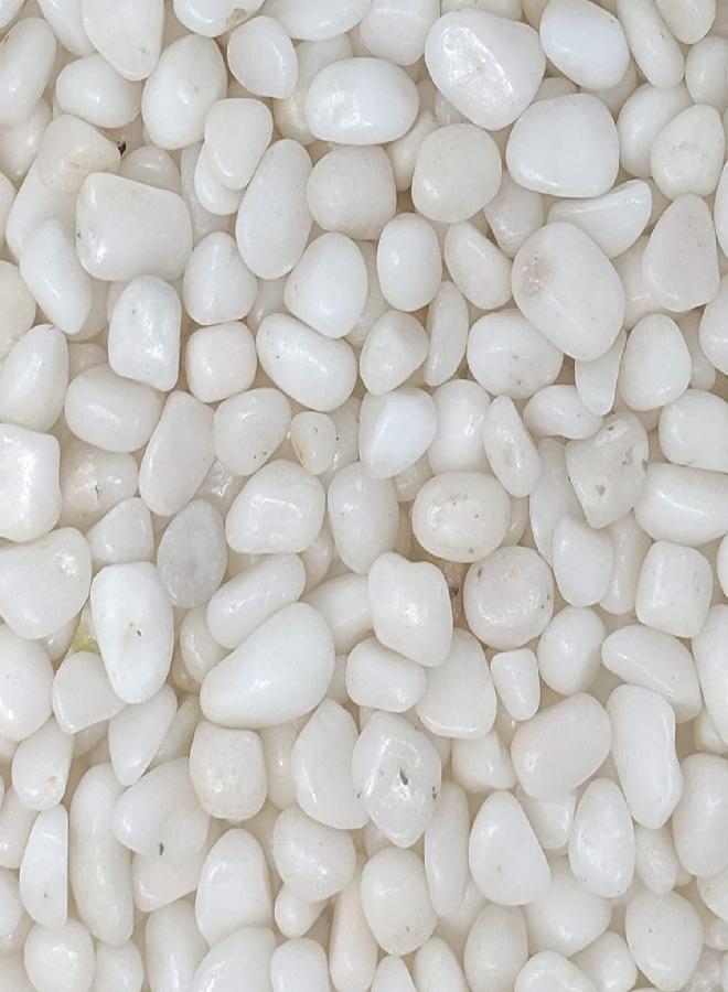Midwest Hearth Decorative Polished White Pebbles 3/8" Gravel Size (5-lb Bag) - Image 5