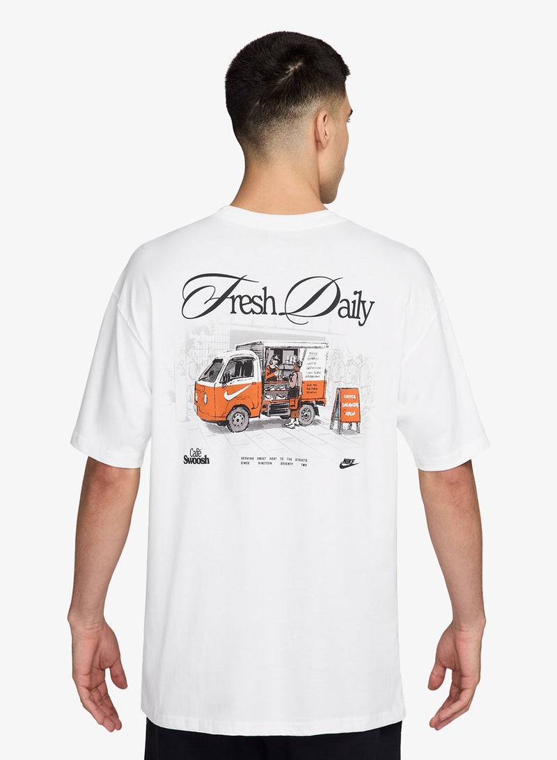 نايكي تيشيرت نايكي لايف ستايل كافيه سويش فان - Image 2