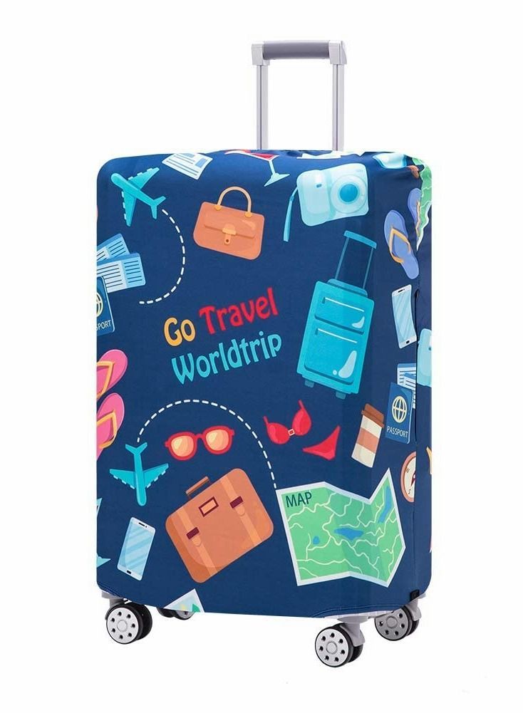 Y&D Suitcase Covers, Luggage Cover, Washable Protector Anti-scratch cover Fits 26-28 Inch (Go travel-Trip, L) - Image 5