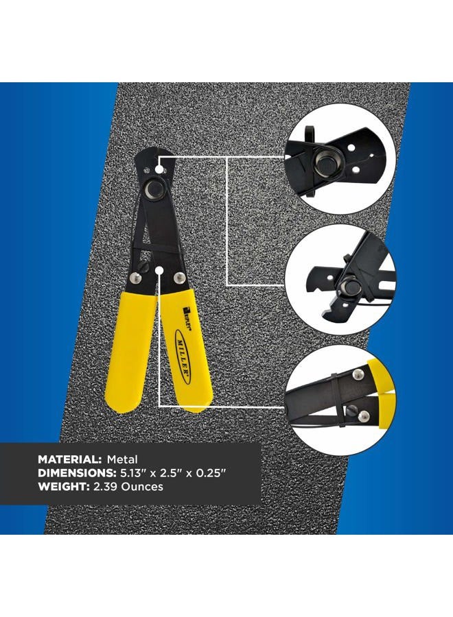 MILLER 101-S Adjustable Wire Stripper for Working Technicians, Electricians, and Installers, Grounded - Image 3