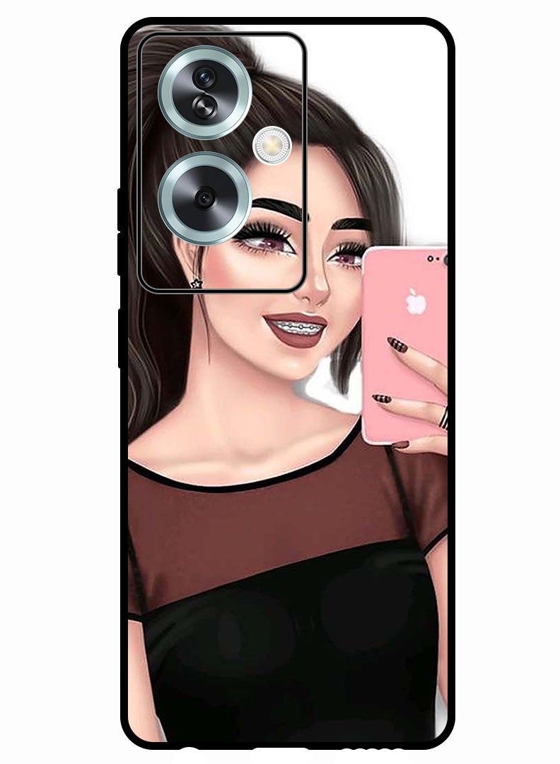 Theodor Protective Case Anti Scratch Shock Proof Bumper Cover For Oppo A79 5G Making Selfi - Image 1