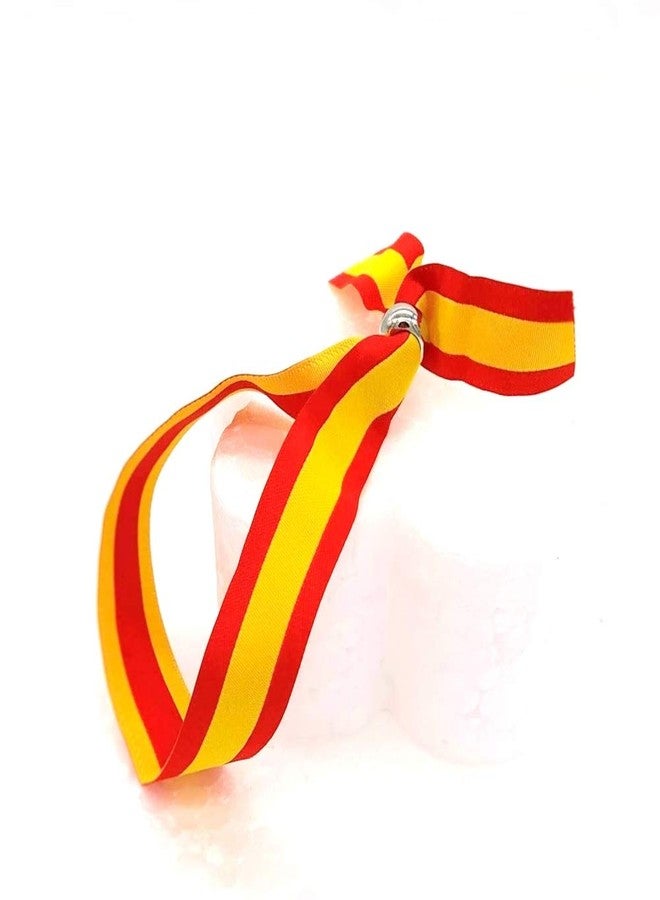 BDM Fabric bracelet with flag of Spain with adjustable capacity for women or men. 15 mm wide., Polyester - Image 4