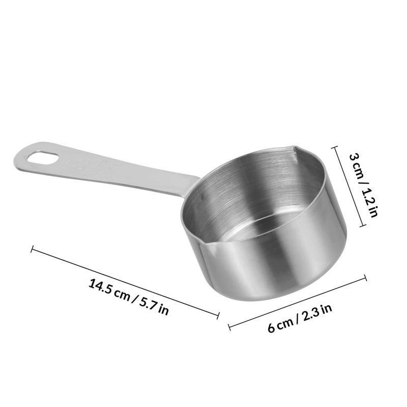 Stainless Steel 80ml Mini Measuring Spoon Non Stick Kitchen Cooking Serving - Image 3