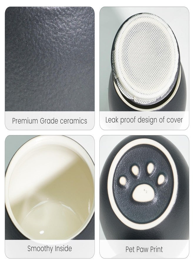Camdeez Smiley-Cat Pet Urn for Ashes, Dog Urn, A Heartfelt Tribute to Your Beloved Pet, Cat urns for Ashes, Pet Ashes urn, Urn for cat Ashes, and Cat urn Collection, Black - Image 4