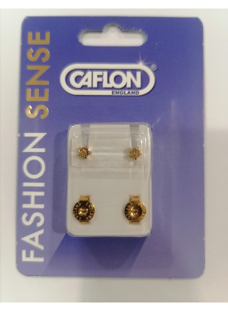 Caflon medical earrings small  golden star