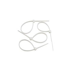 BirdFlee Birdflee Cable Tie Set of 100 Pcs 150 Mmx 36 Mm_White Wire Zip Cable Lock Strong And Durable Zip Locker  - Image 3