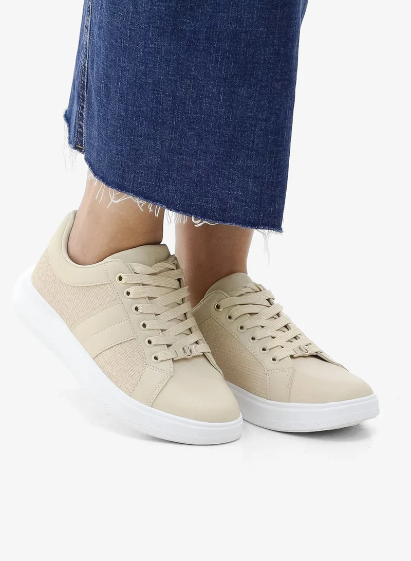 APRON CHUNKY SOLE LACE-UP CASUAL SNEAKER