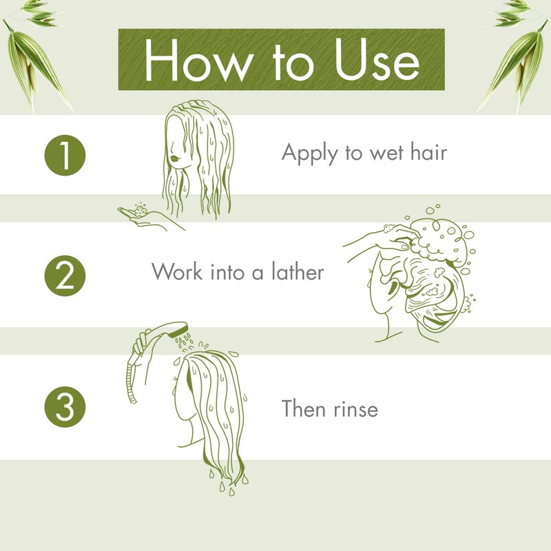 Klorane Ultra-Gentle Shampoo with Oat Milk - Sulfate-Free - Dermatologist and Pediatric Tested - Hypoallergenic, Vegan, Plant-Based Fomula - High Tolerance Formula for Whole Family - 13.5 fl. oz. - Image 4