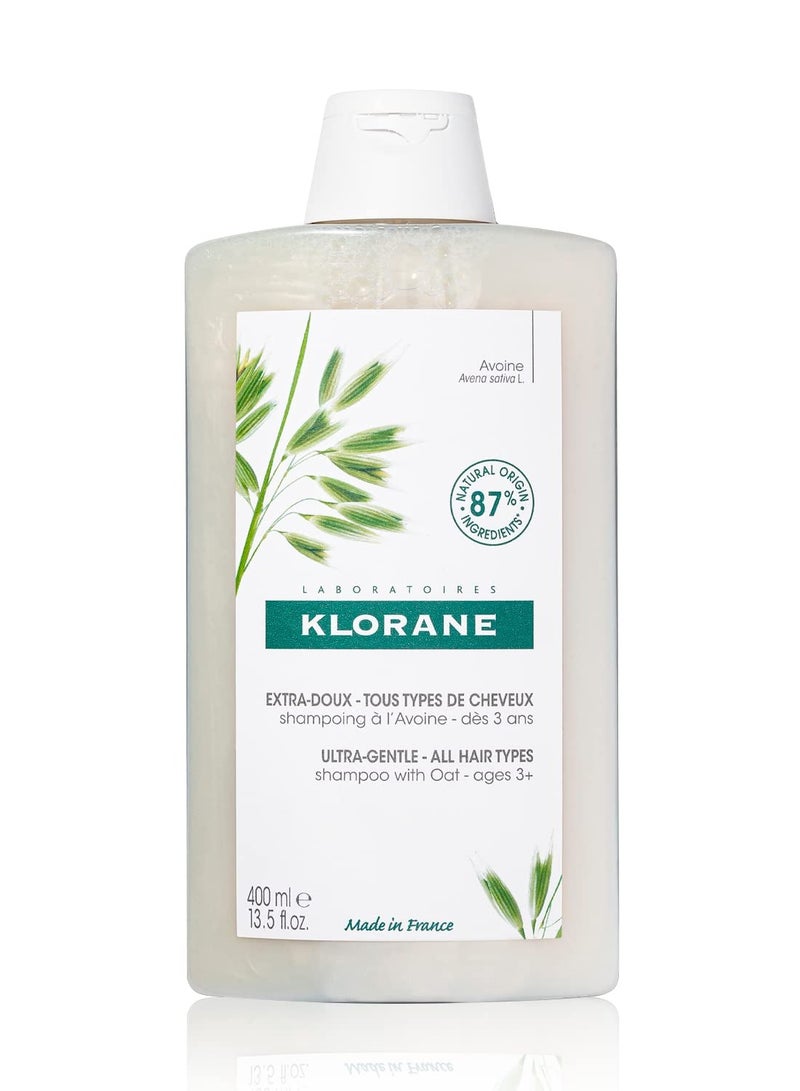 Klorane Klorane Ultra-Gentle Shampoo with Oat Milk, Suitable for the Entire Family, SLS and Paraben Free - Image 1