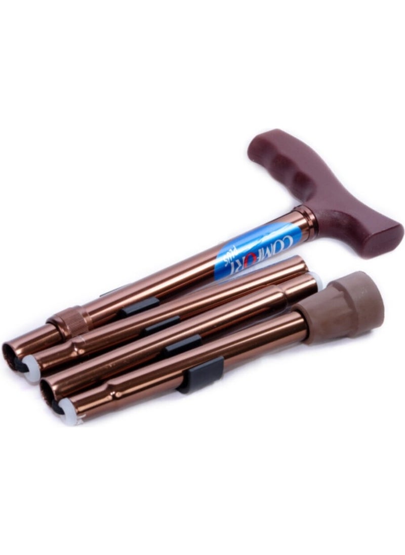 Comfort Plus - Copper Folding Walking Stick KY927L - Image 1