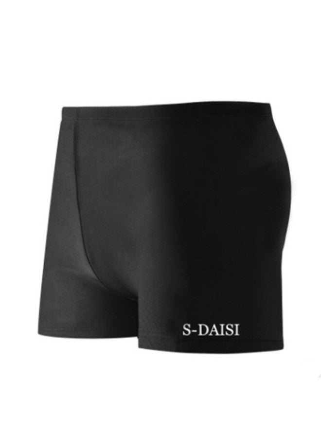 إسكدنيا شورت سباحة رجالي بوكسر كبير الحجم مع رباط، لون سادة، قماش مريح، سريع الجفاف، معدات حمام سباحة ربيع حار للرجال-اللون: 9 ألوان.- - Image 2