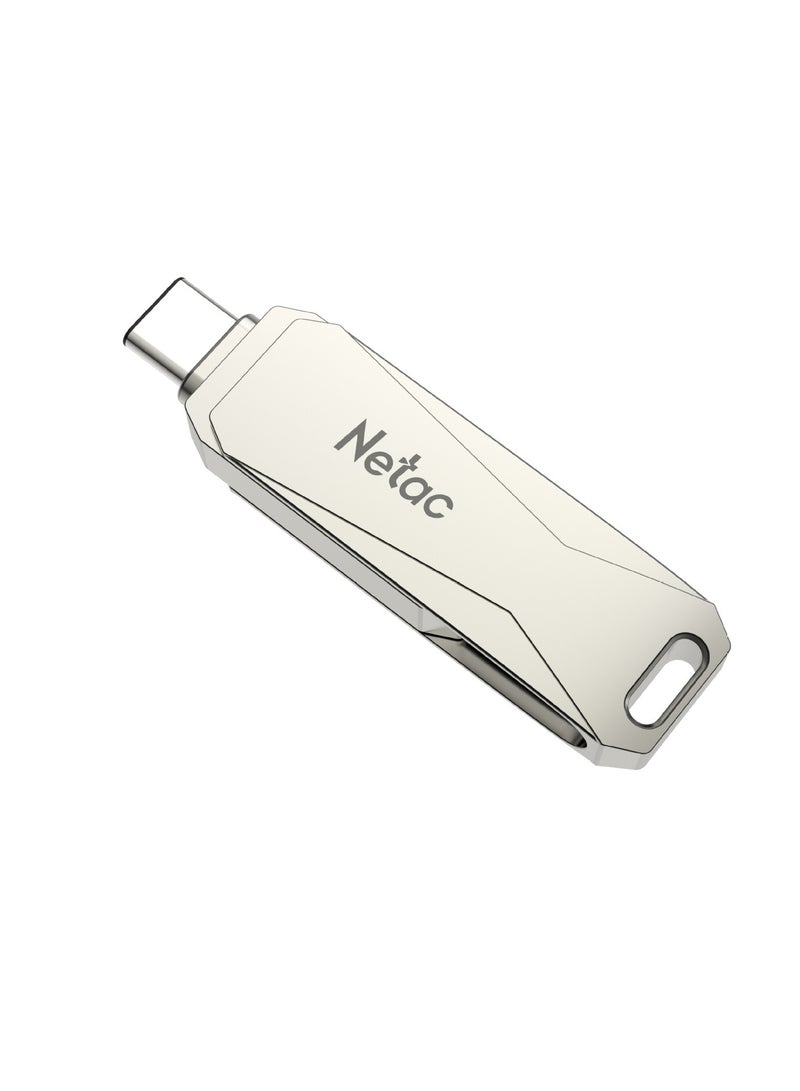 Netac Type-C USB 64GB Double Interface Flash Drive Plug U782C_2 Silver  - Image 2