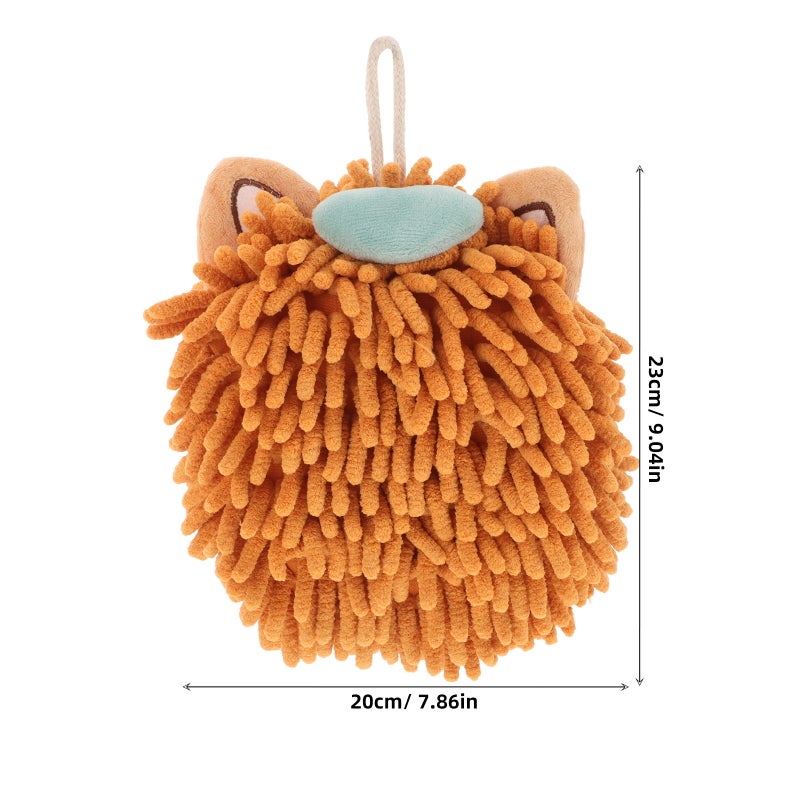 Cute Hanging Hand Towels Quick Dry And Absorbent Chenille Towels For Kitchen And Bathroom - Image 3