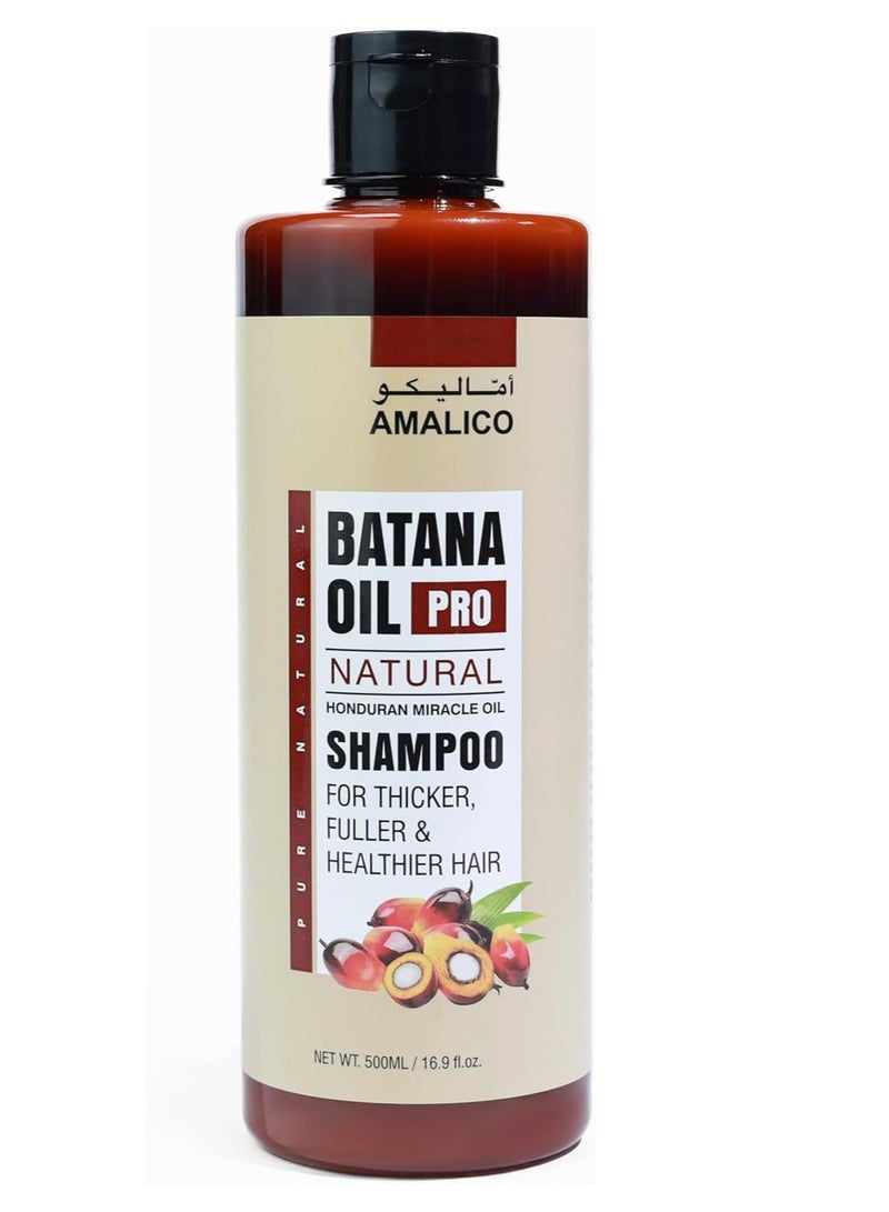 اماليكو شامبو باتانا أويل برو الطبيعي بزيت هندوراس المعجزة لتكثيف الشعر 500 مل - Image 1