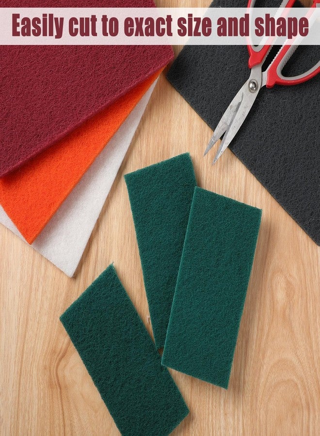 Hoolerry 30 Pcs 6 x 9 Inch Scuff Pad 5 Different Specifications Assortment Scouring Pad General Purpose Non Scratch Scrub Pad Ideal for Garden Automotive Body Tools and Grills Dish Kitchen Cleaning - Image 5