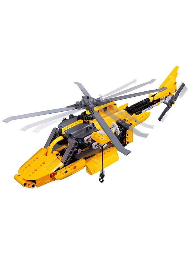 CubicFun Clementoni - Science & Play Mechanics Mountain Rescue Helicopter - 75063 - Image 1