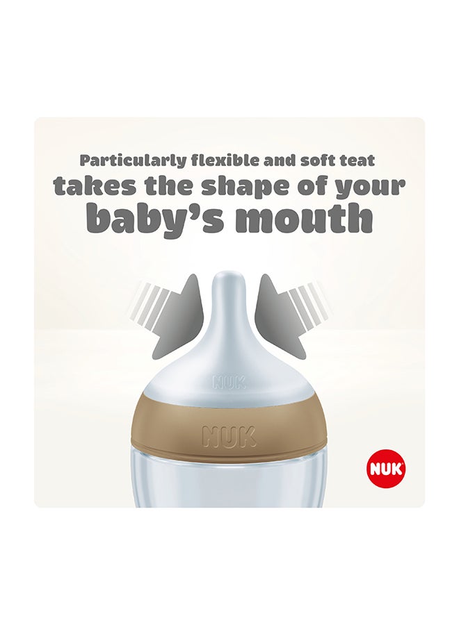 NUK Perfect Match Baby Feeding Bottle | 3+ Months, Temperature Control, Anti-Colic Valve And Bpa Free | M-Silicone Teat, Disney'S Mickey Mouse-260Ml  Red - Image 5