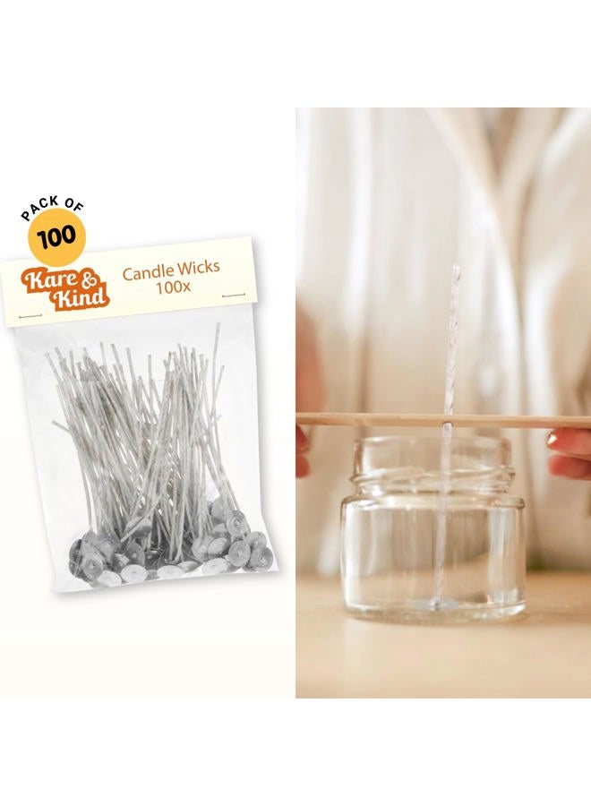 Kare Kind Candle Wicks - Natural Soy Wax 3.5" - 100 Candle Wicks CandleWick - Image 5