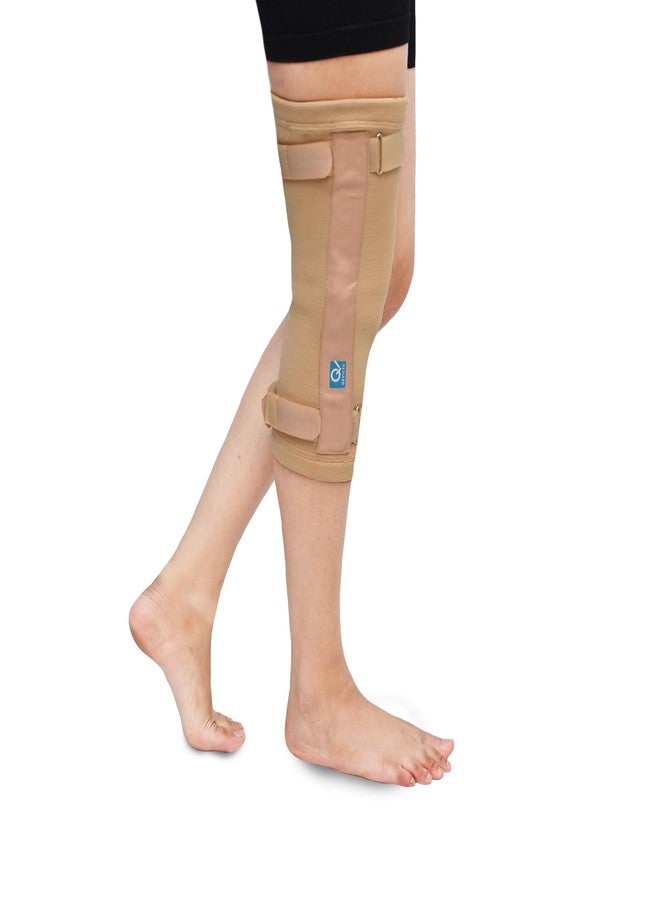 Q DEVICES Cotton Hinged Knee Cap - Large - Image 1