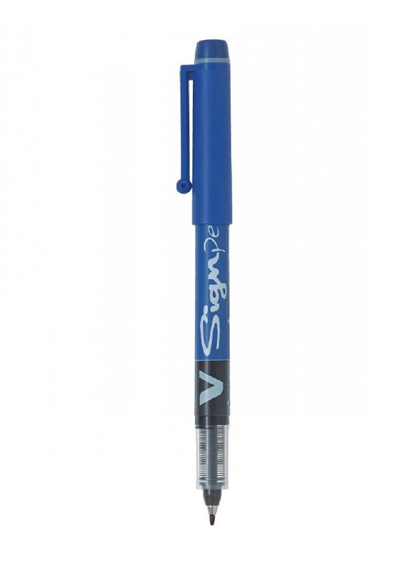 PILOT Pilot V-Sign Pen -Pilot signature Pen-Blue  - Image 1
