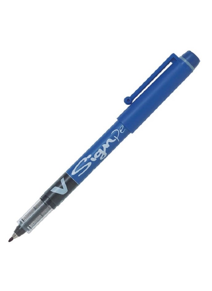 PILOT Pilot V-Sign Pen -Pilot signature Pen-Blue  - Image 2