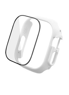 Generic Compatible with Apple Watch Ultra 49mm Band, Soft Breathable Silicone Sport Band, Replacement Wristband for Men Women with Shockproof Screen Protector Cover  - Image 3