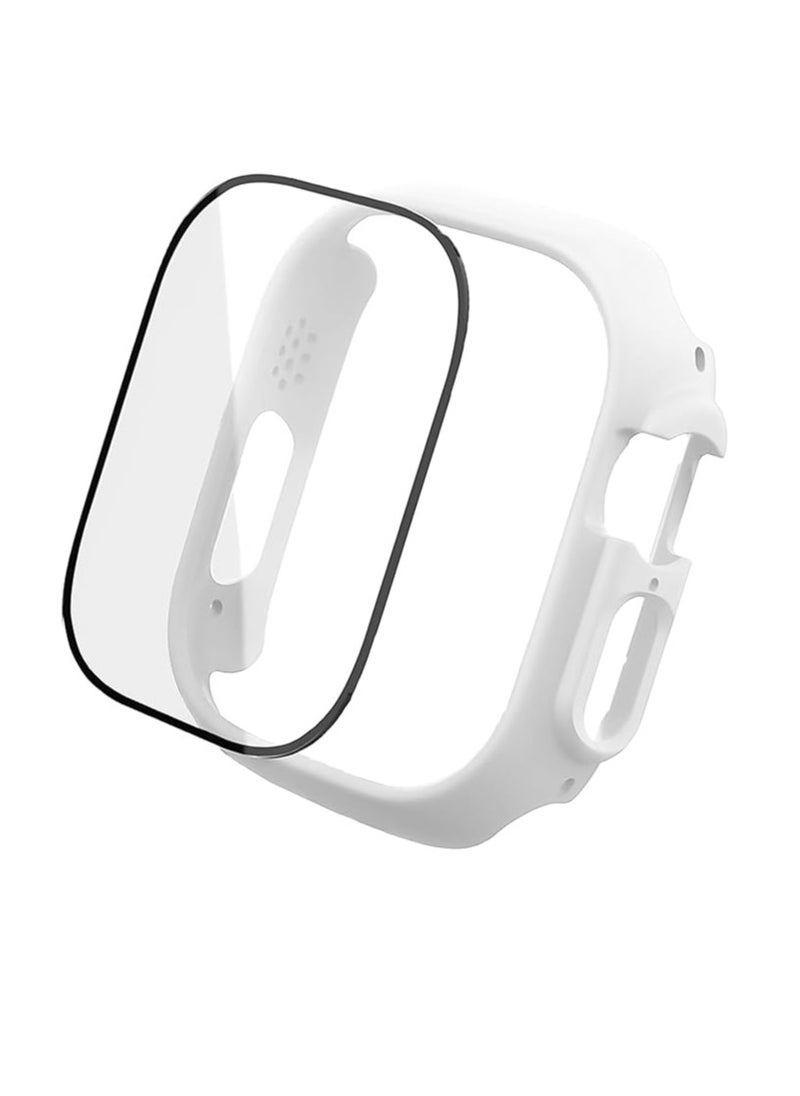 Generic - Compatible with Apple Watch Ultra 49mm Band, Soft Breathable Silicone Sport Band, Replacement Wristband for Men Women with Shockproof Screen Protector Cover - Image 1